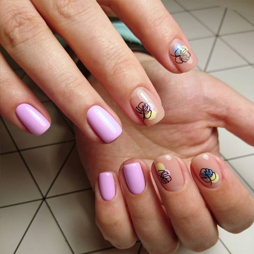 Gel polish Komilfo Deluxe Series D039 (muted mauve, enamel), 8 ml.