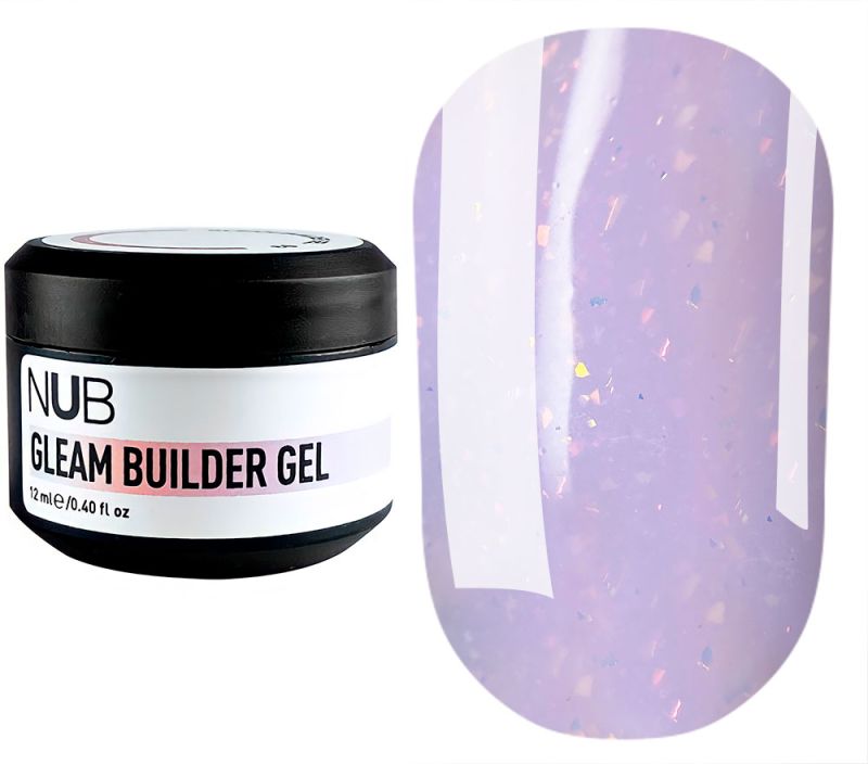 NUB Гель для ногтей Gleam Builder Gel №04, 12 мл