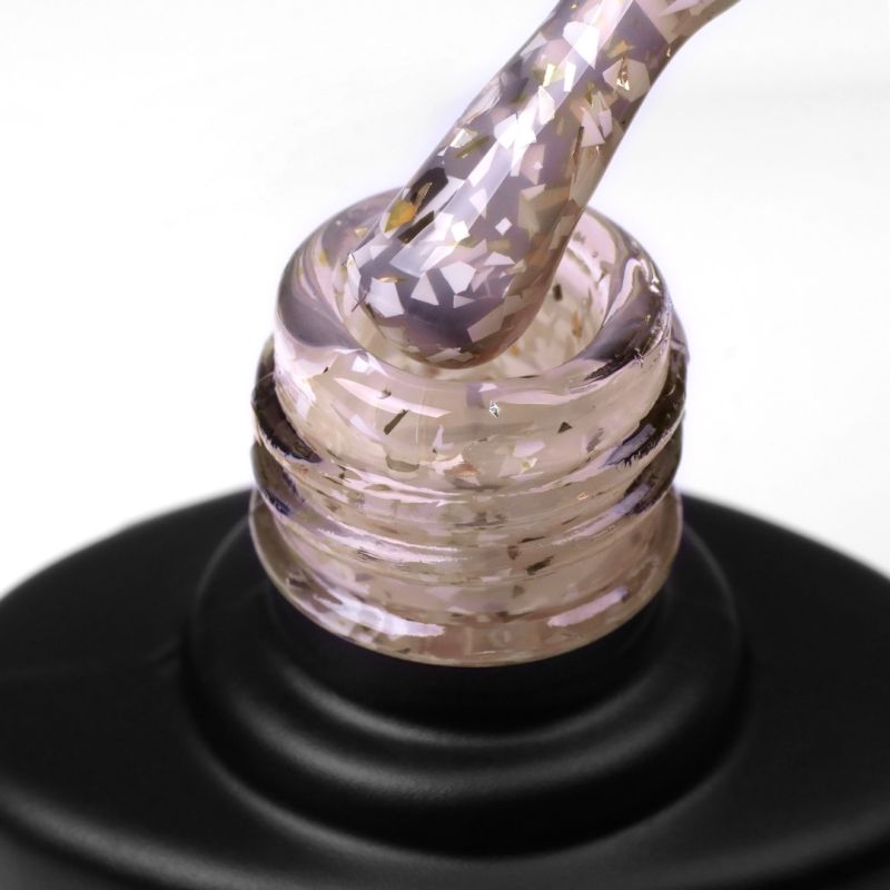 Komilfo Glassy Base GB002 (бежевый с хлопьями), 8 мл