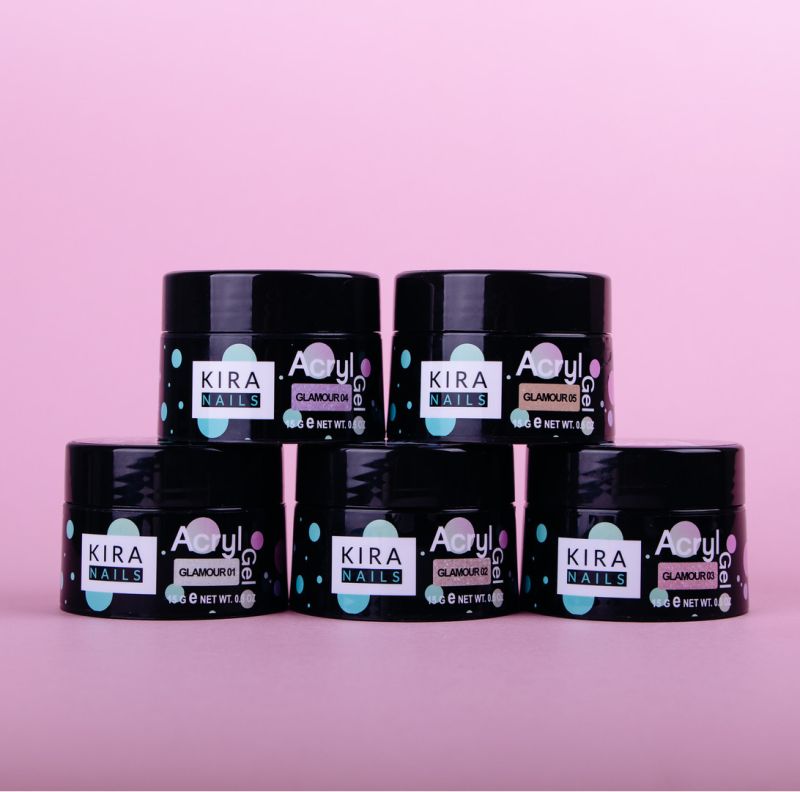 Kira Nails Acryl Gel Glamour 03, 15 г