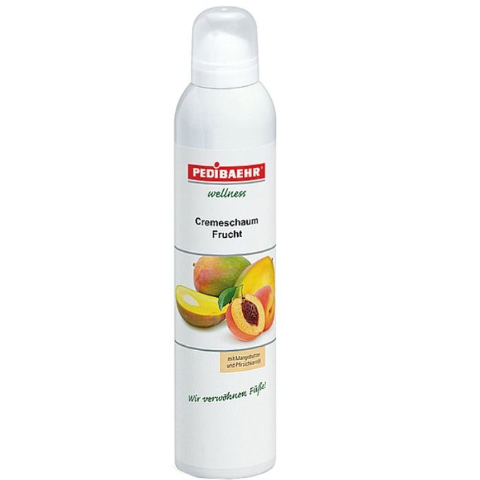 BAEHR Cremeschaum Frucht Fruit Foot Cream with Mango and Peach Butter, 300 ml