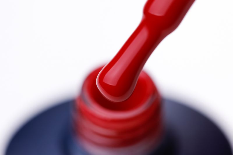 NUB 089 Dark Love gel varnish (dark red, enamel), 8 ml
