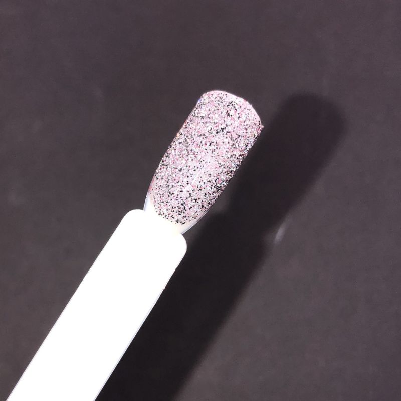 Gel Polish Valeri Flash No. 02 (silver-pink, reflective), 6 ml