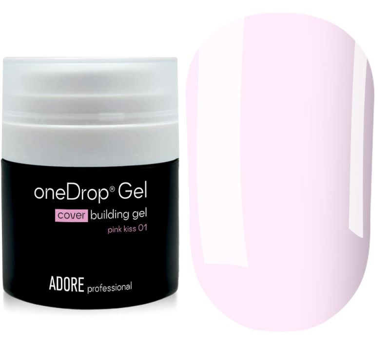 ADORE Гель для наращивания One Drop Gel №01, 30 мл (с вакуумной помпой)