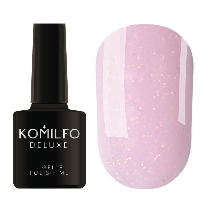 Gel varnish Komilfo DeLuxe Termo C003 (light brown, when heated - bright light green), 8 ml
