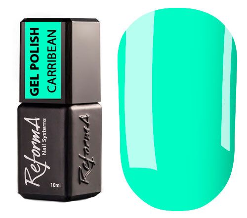 Reforma gel polish, Carribean (turquoise, enamel), 10 ml