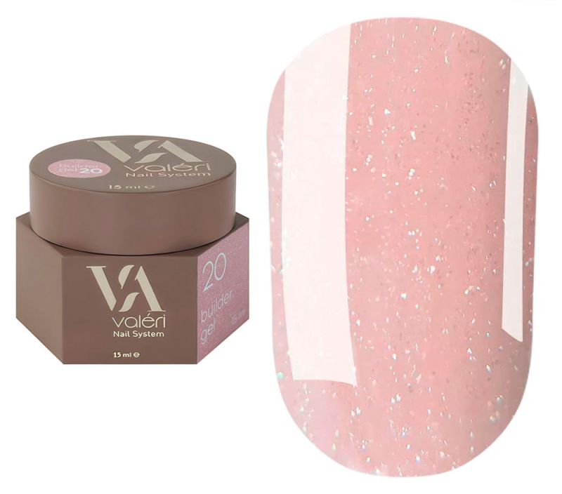 Valeri Гель для нігтів Builder Gel 20, 15 мл