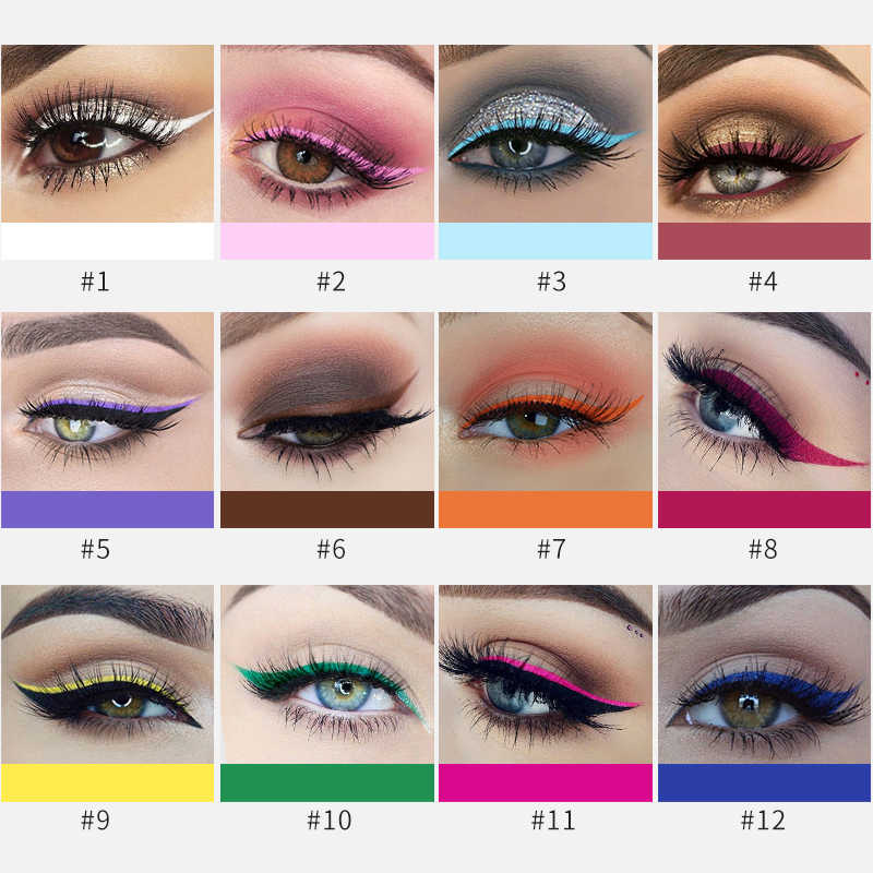 HANDAIYAN Matte Liquid Eyeliner №07 (оранжевый) - Жидкая подводка для глаз, 2 г
