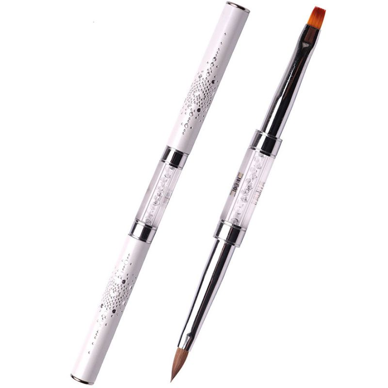 Brush Komilfo Double Acrylic 4 (Kolinsky) / Gel flat 4 (Nylon)