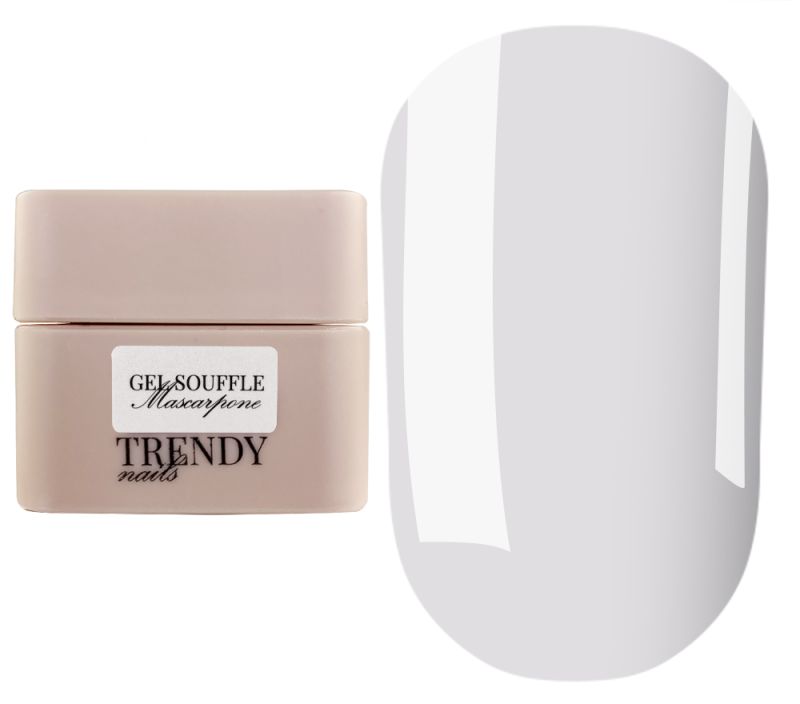 Trendy nails Гель для ногтей Souffle Gel Mascarpone HEMA/TPO free, 15 мл