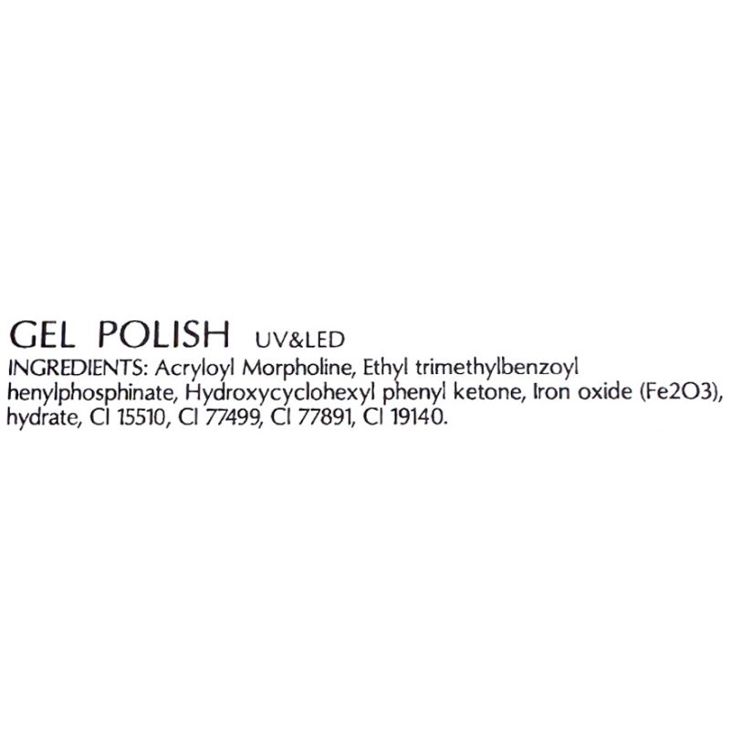 Trendy Nails Гель-лак Gel polish "Garnet" HEMA/TPO free , 5 мл