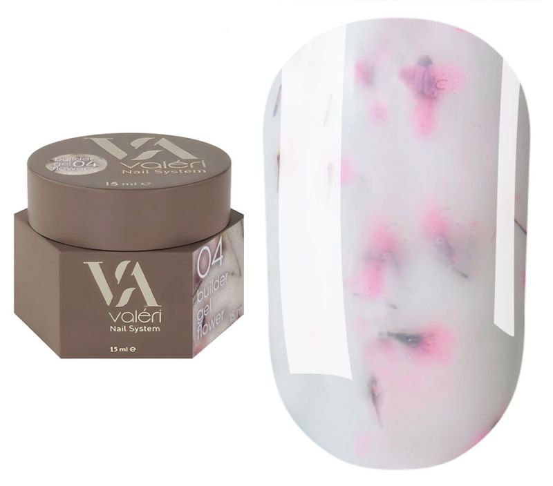 Valeri Гель для нігтів Flower Gel 04, 15 мл