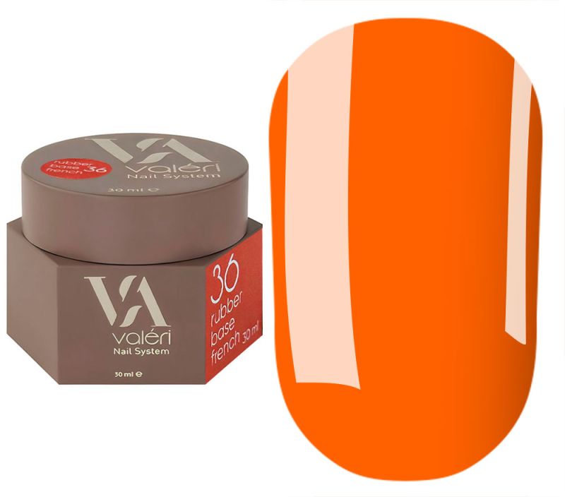 Valeri База для нігтів Rubber Base French №36, 30 мл