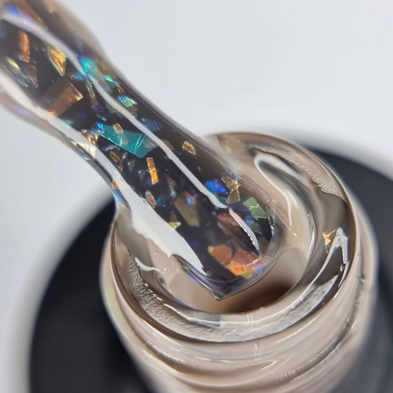 SAGA professional AGATE BASE 2 (beige with broken glass effect), 9 ml