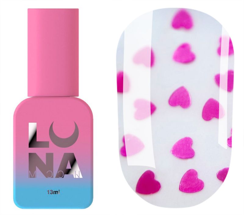 LUNA Top for gel polish Top Romantic Pink, 13 ml