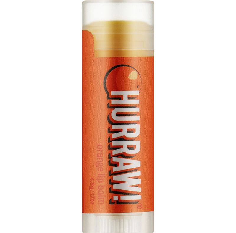 Hurraw! Бальзам для губ Orange Lip Balm, 4,8 г