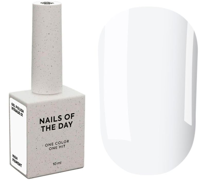 Nails Of The Day Гель-лак French White 02, 10 мл