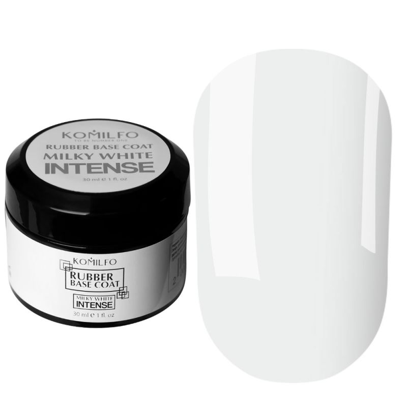 УЦІНКА до 08.2026 Komilfo Milky White Intense Base, 30 мл (без пензлика)