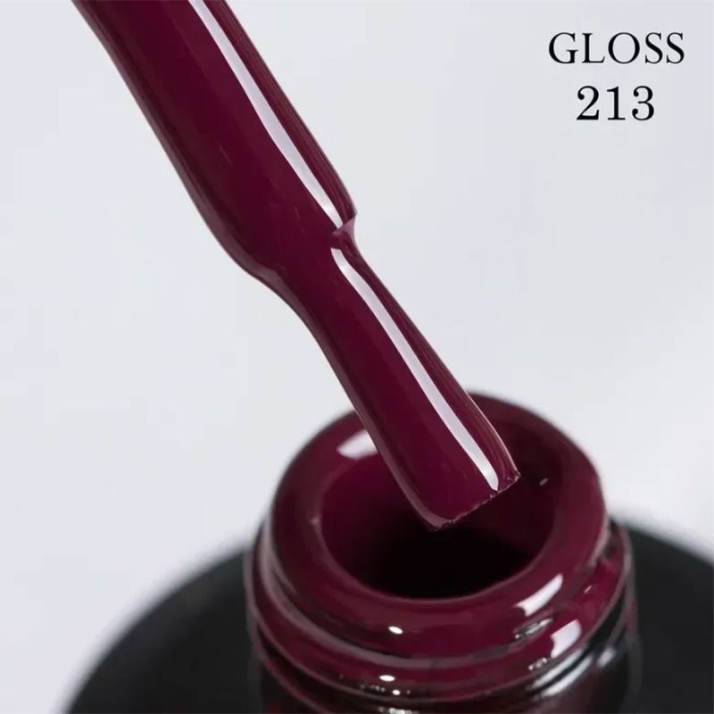 Gloss Gel polish No. 121 gel-varnish (pink translucent, for a jacket, enamel), 11 ml