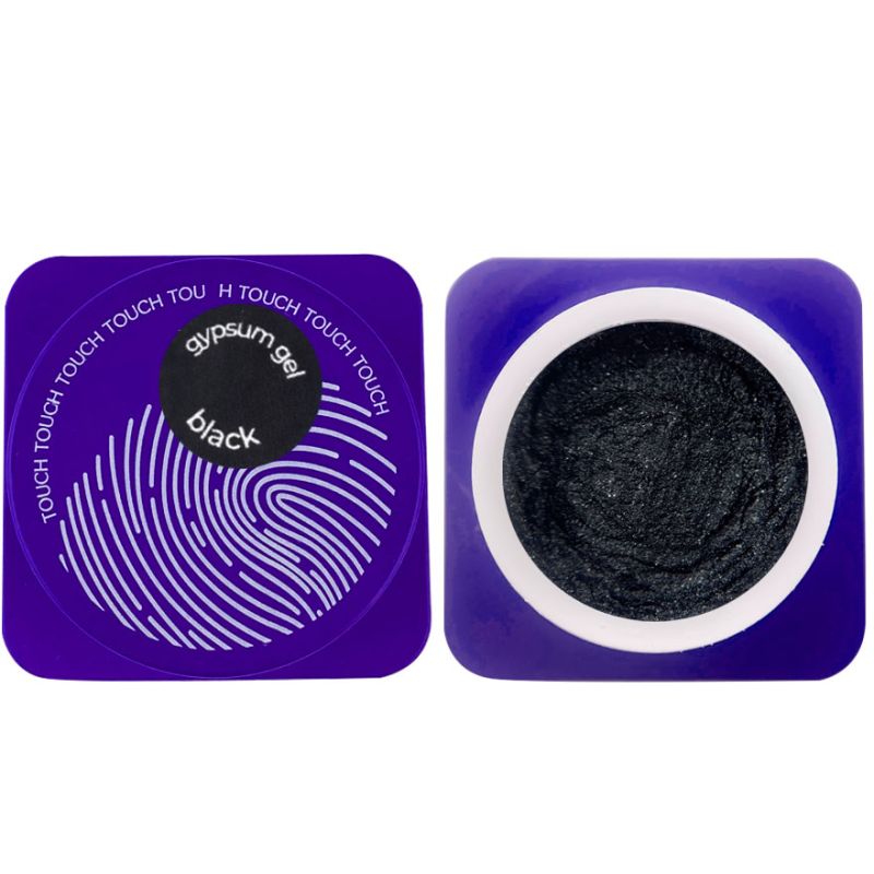Touch гель для 3D дизайна Gypsum Gel black, 5 мл