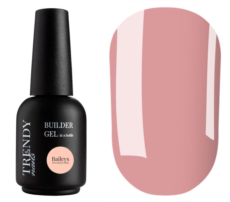 Trendy Nails Гель для ногтей Builder Gel in a bottle Baileys HEMA/TPO free, 15 мл