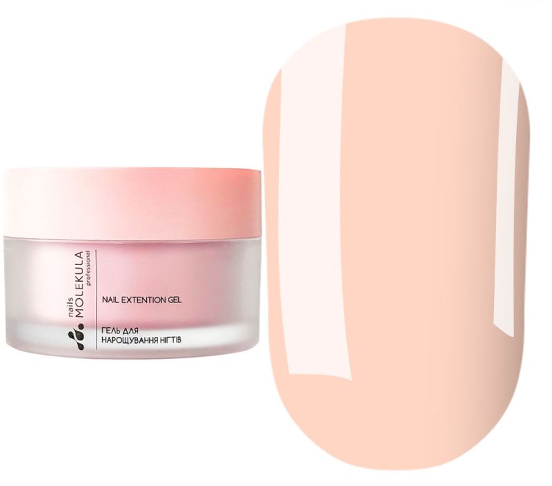 Molekula моделирующий гель Builder gel MOUSSE MB209 PEACH NUDE, 30 мл