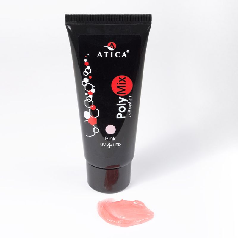 Atica Polymix Pink - rozhevy polygel, 60 g