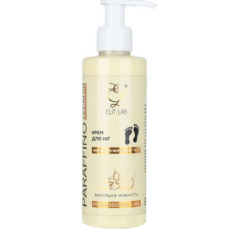 Elit-Lab foot cream with dispenser - Vanilla tenderness, 200 ml