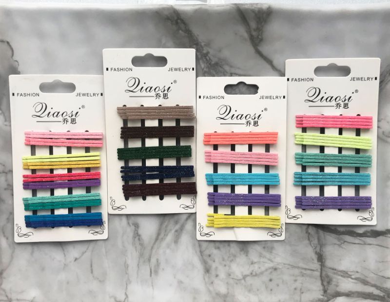 Set of invisibility multicolored No. 2, 5,5 cm wavy (20 pcs)