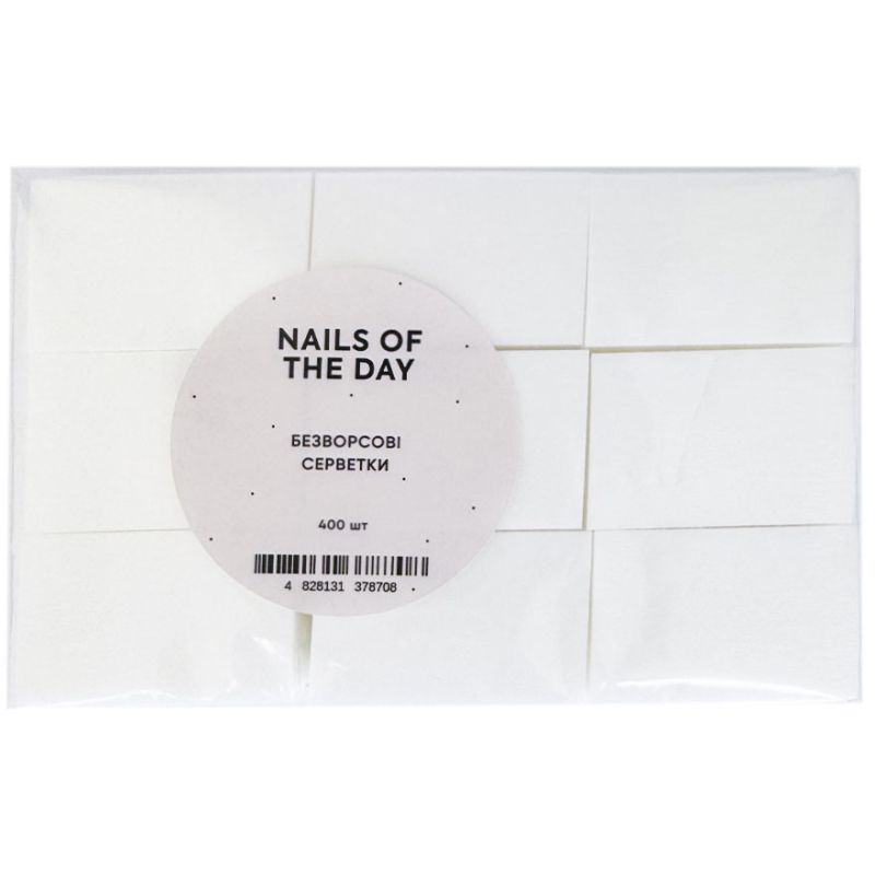 Nails Of The Day Lint-free wipes, 400 pcs