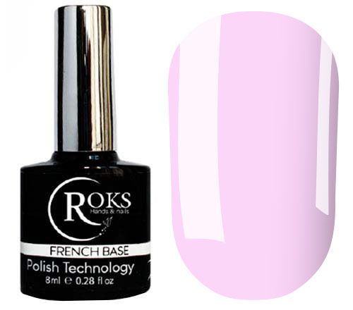 Roks Base Rubber French №016 (light pink), 8 ml