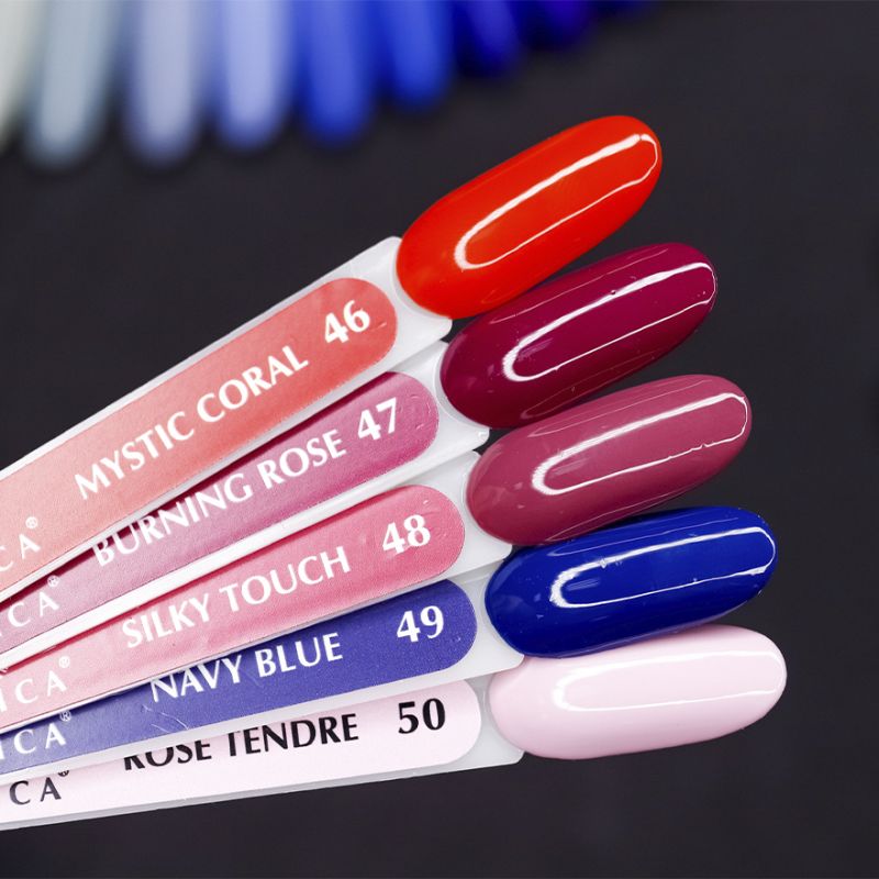 Atica Silky Touch GPM48 gel-varnish (dark lilac, enamel), 7.5 ml