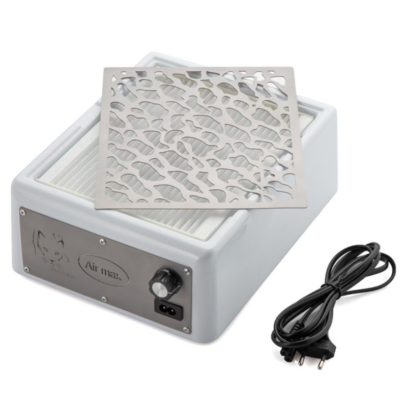 AIR MAX Manicure extractor hood Panther '24, 220V, white with white panel (24 months warranty)