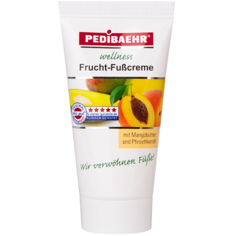 BAEHR Frucht-Fußcreme with Mango and Peach Butter, 35 ml