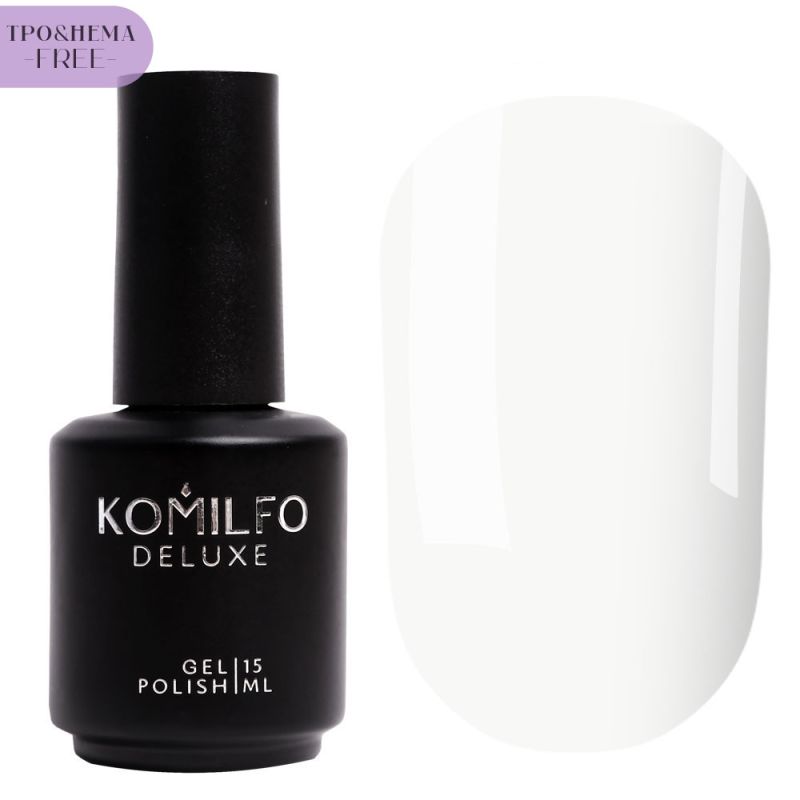 Gel varnish Komilfo DeLuxe Termo C003 (light brown, when heated - bright light green), 8 ml