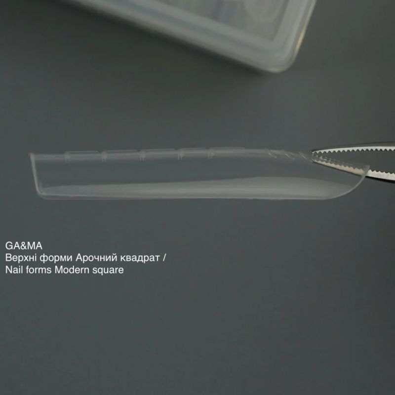Ga&Ma Верхні форми Nails forms Modern square collaboration with