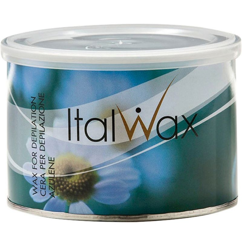 ITALWAX Воск для депиляции в банке, Азулен, 400 мл