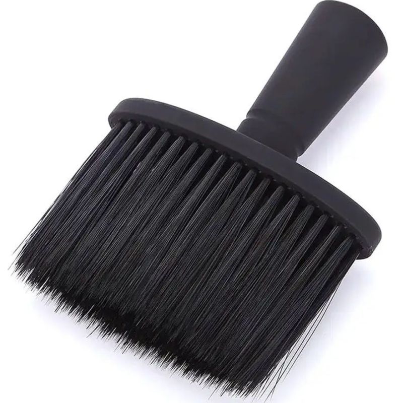 Сметка для волос Barber Salon Neck Brush (черная), плоская