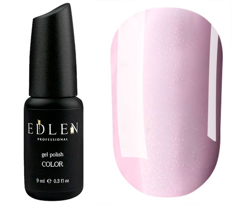 Edlen Gel nail polish 007 (soft pink with microglitter), 9 ml