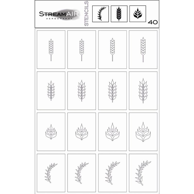 StreamAIR Airbrush stencil No. 40