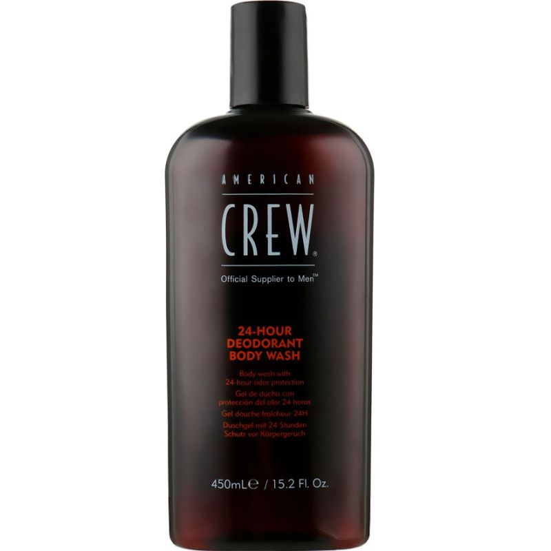 American Crew Гель для душа мужской "Защита от пота 24 часа" Classic 24-Hour Deodorant Body Wash, 450 мл