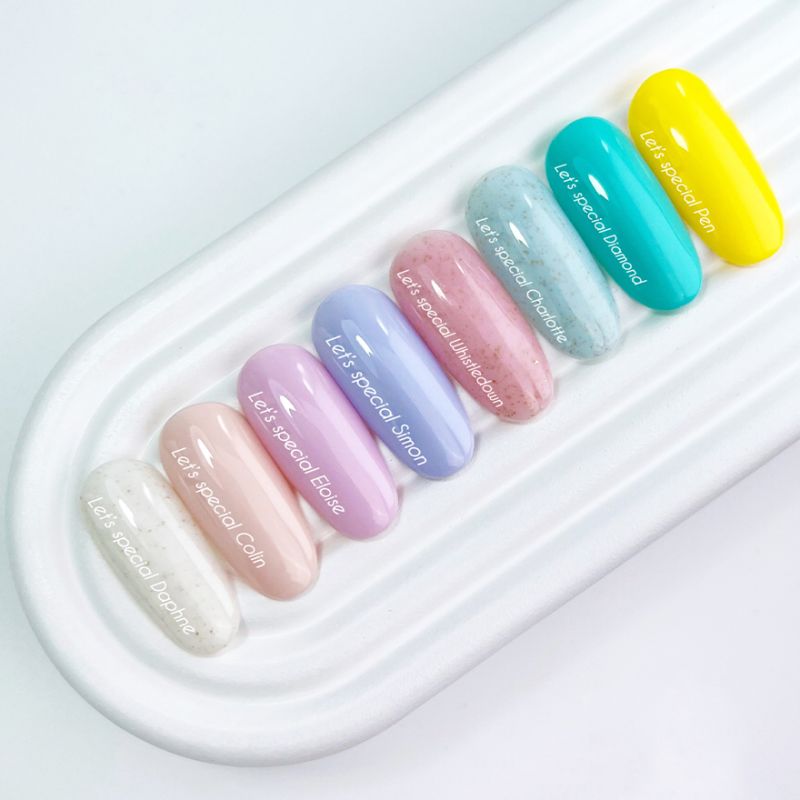 Nails Of The Day Гель-лак Let's special Diamond (лазурний), 10 мл