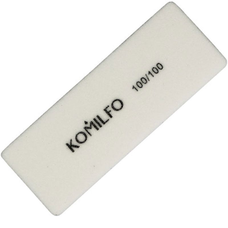 Шлифовщик Komilfo мини белый 100/100, 8,5 см