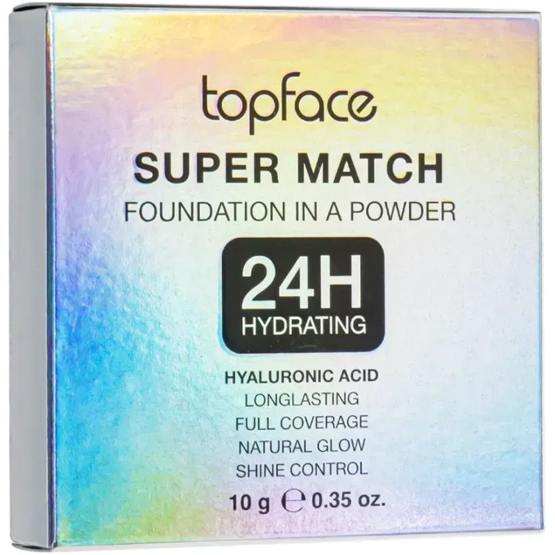 TopFace Пудра компактна "Super Match Foundation"- 04 - Pale Beige, 10 г