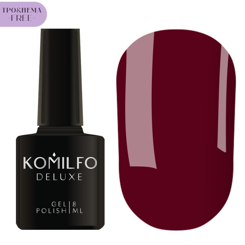 Gel varnish Komilfo DeLuxe Termo C003 (light brown, when heated - bright light green), 8 ml