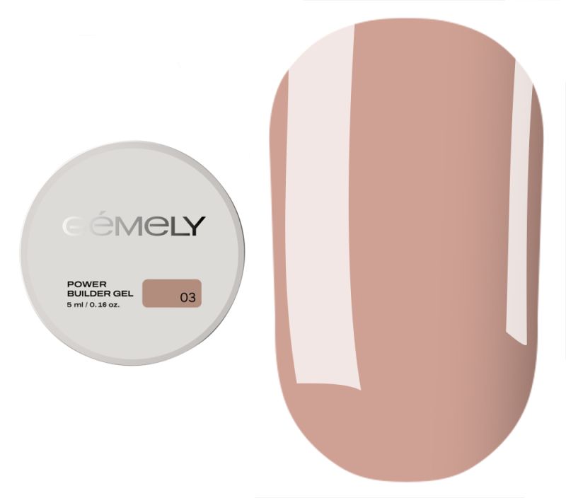 Gemely (ex. GA&MA) Гель для нігтів Power Builder gel 003, 5 мл