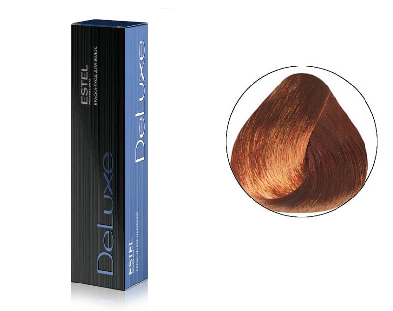 Hair dye Estel Deluxe 7/43 light brown copper-golden buy in Kiev