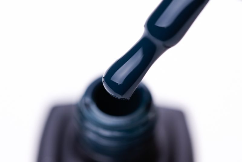 MOON FULL color Gel polish gel-varnish No. 187 (dark slate gray, enamel), 8 ml