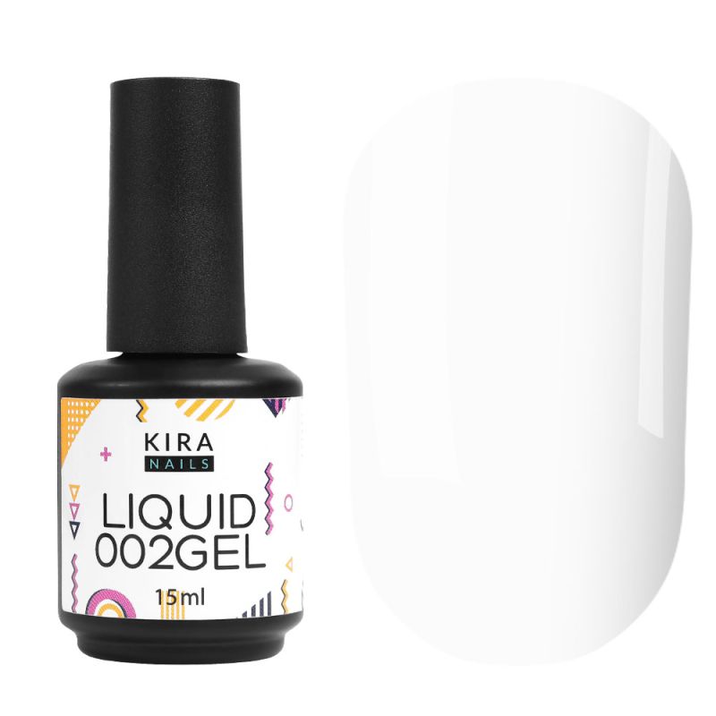 Kira Nails Liquid Gel 002 (молочный), 15 мл