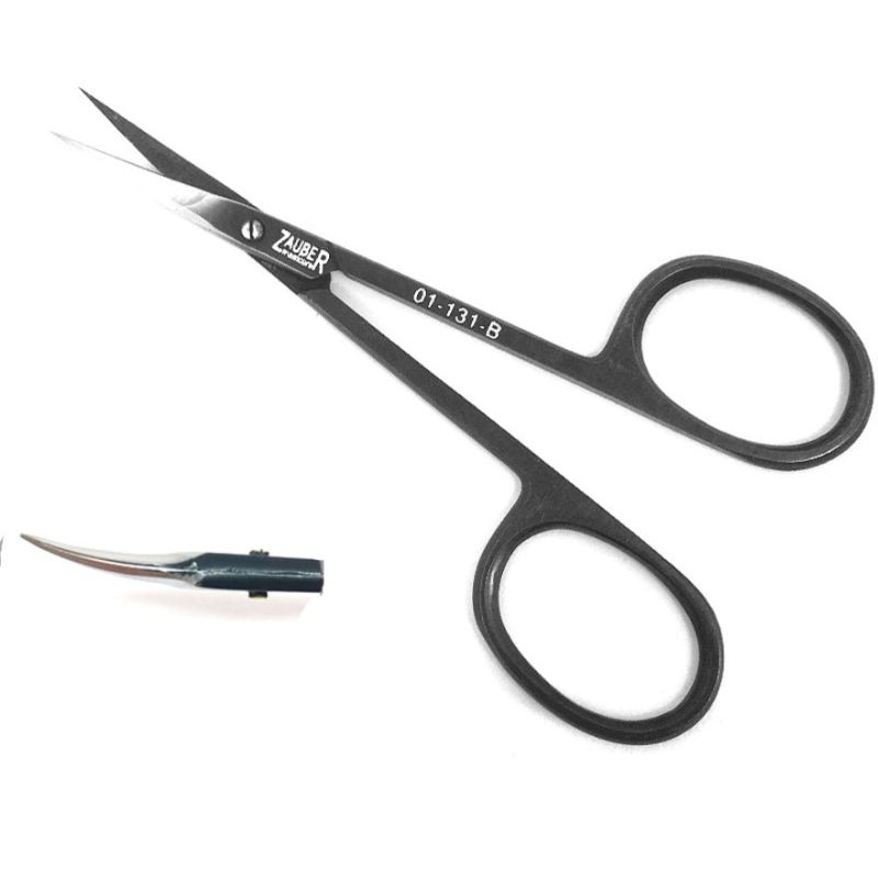 Zauber cuticle scissors black